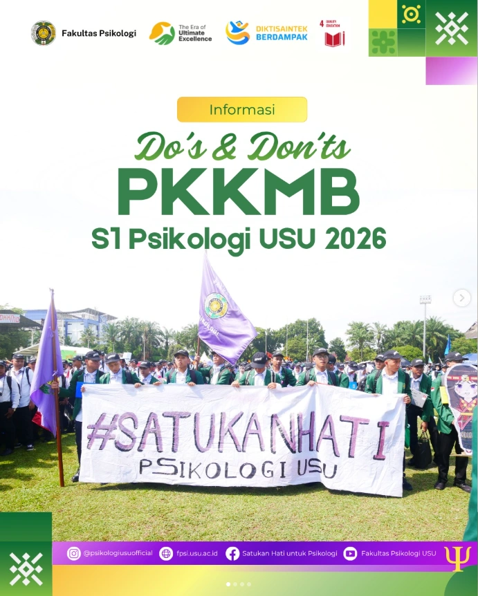 PKKMB S1 Psikologi USU 2026